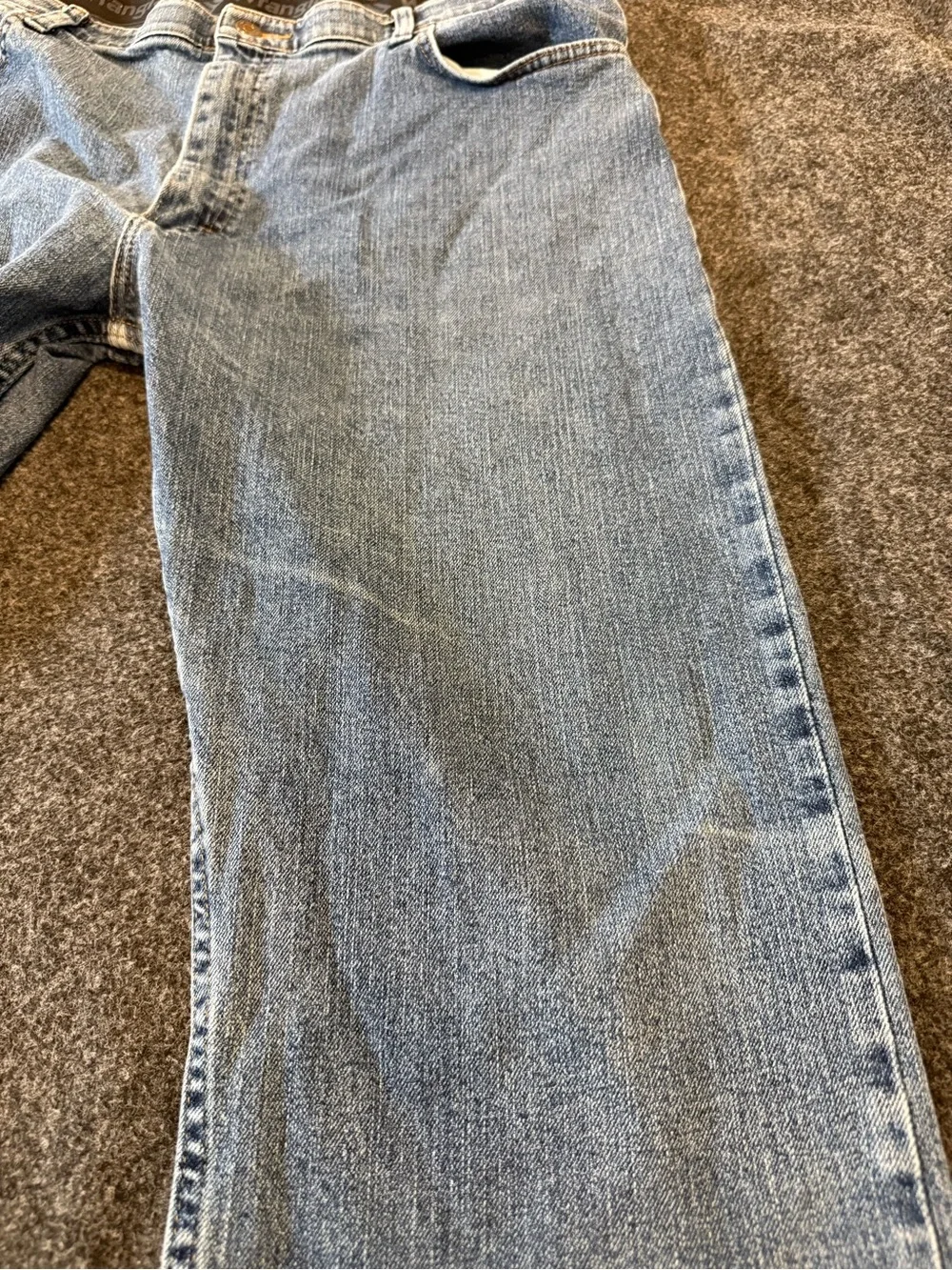 Wrangler Men's Regular Fit Straight Leg Blue Jeans 40x30